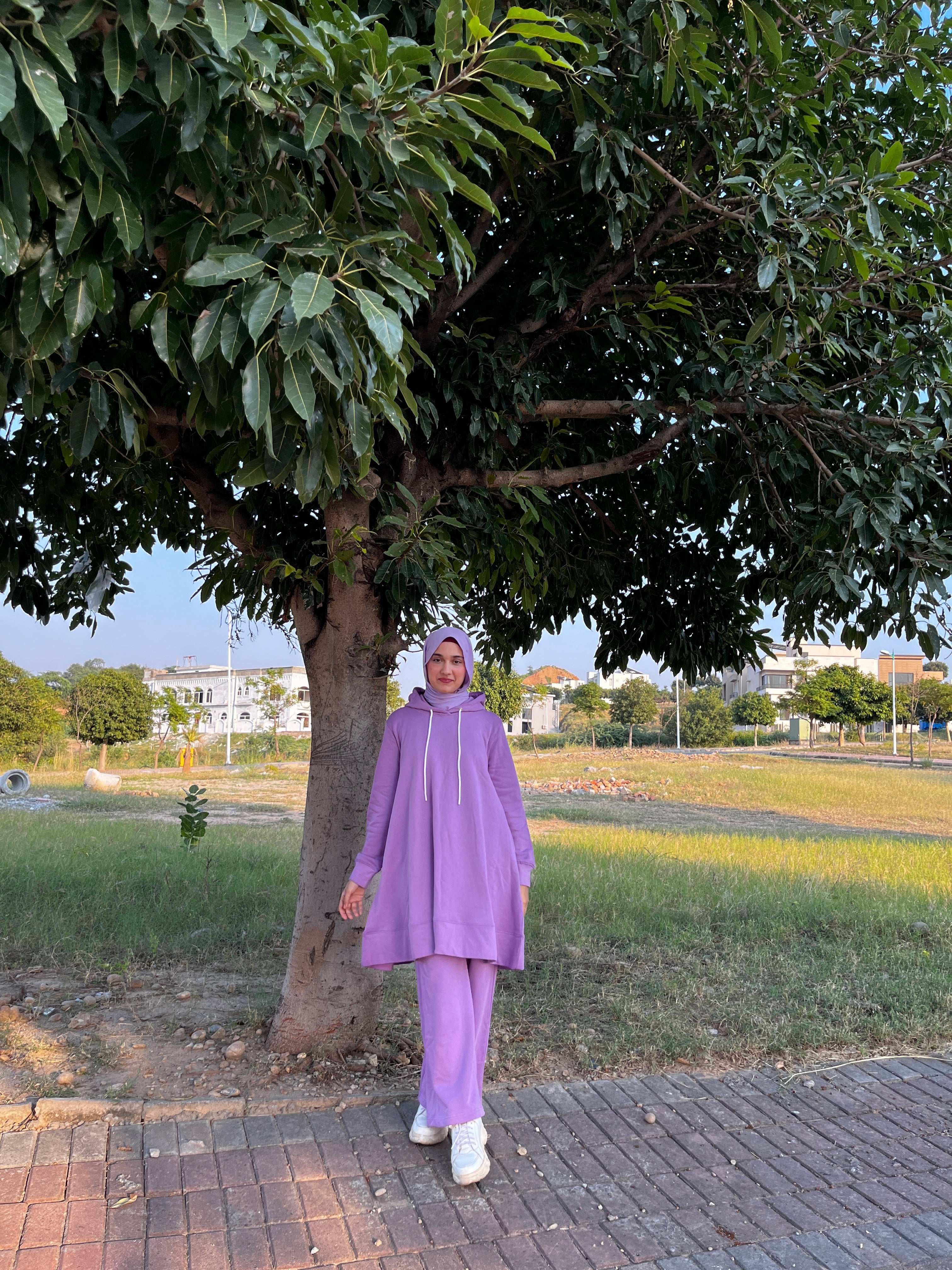 Dahlia Fleece Co Ord Set - Lavender