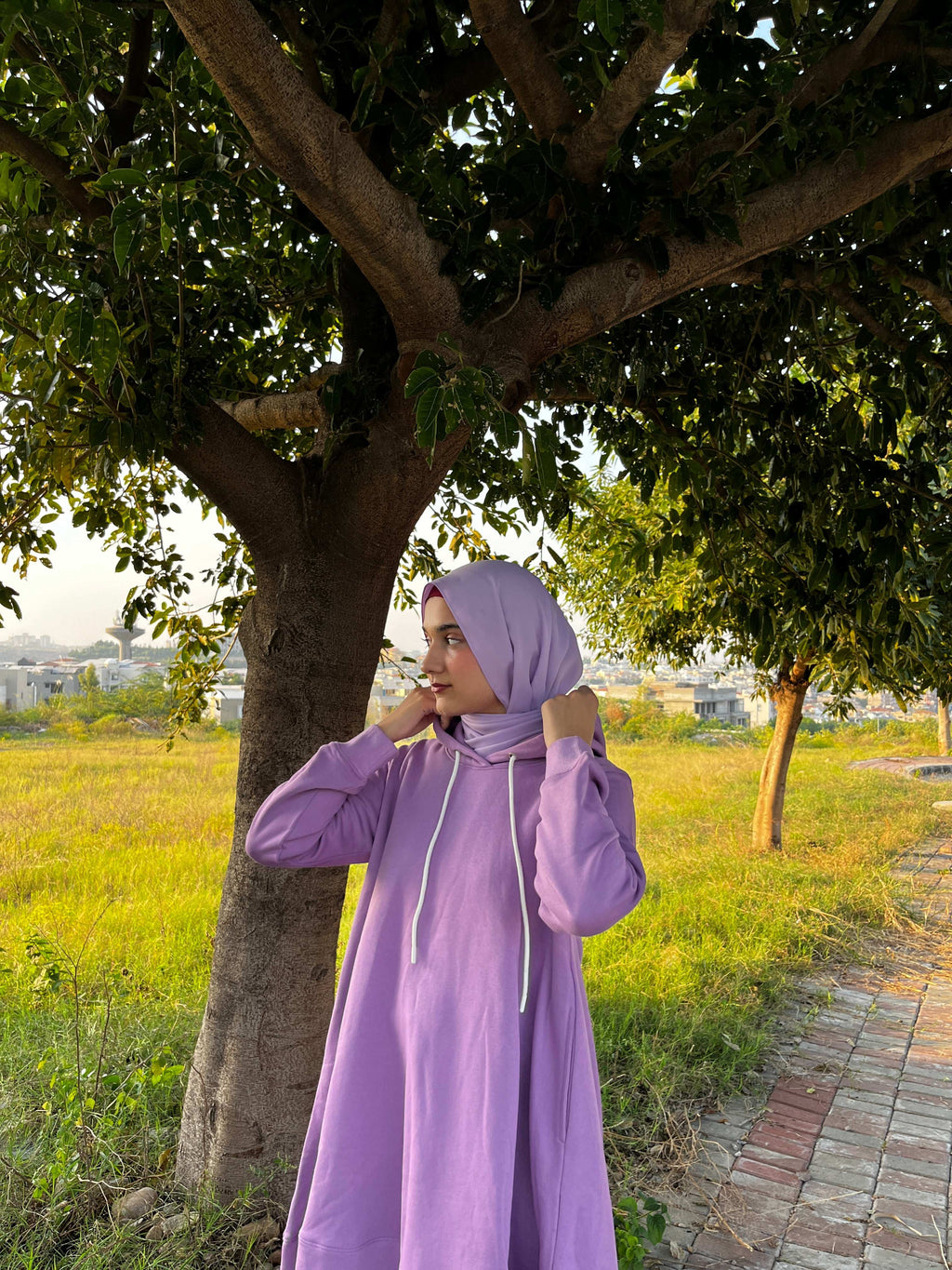 Dahlia Fleece Co Ord Set - Lavender