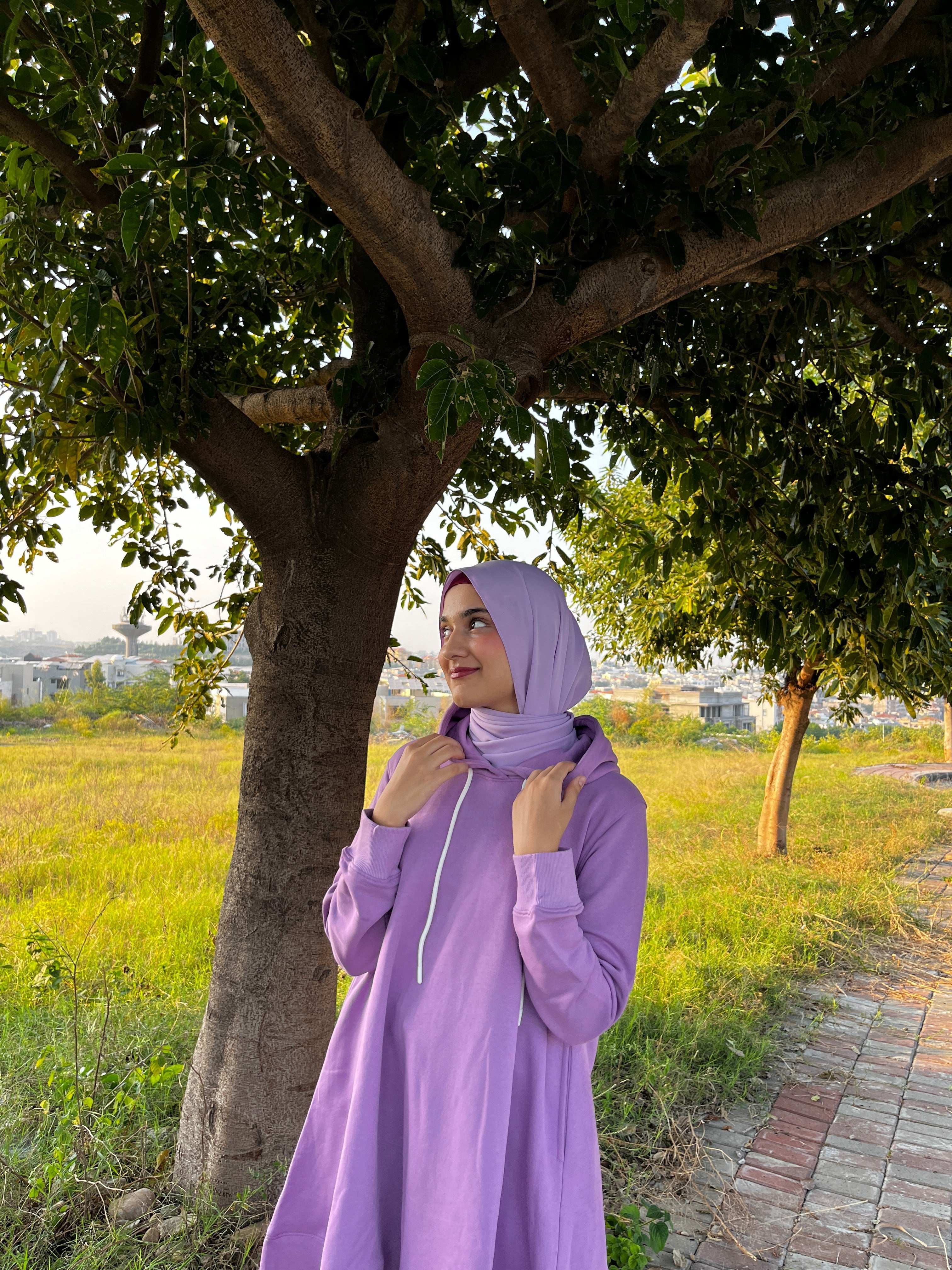 Dahlia Fleece Co Ord Set - Lavender