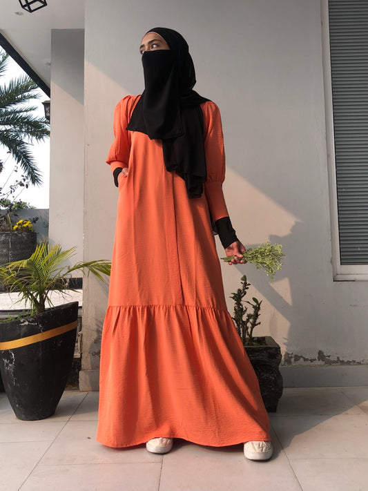 Daisy Maxi Dress - Peach