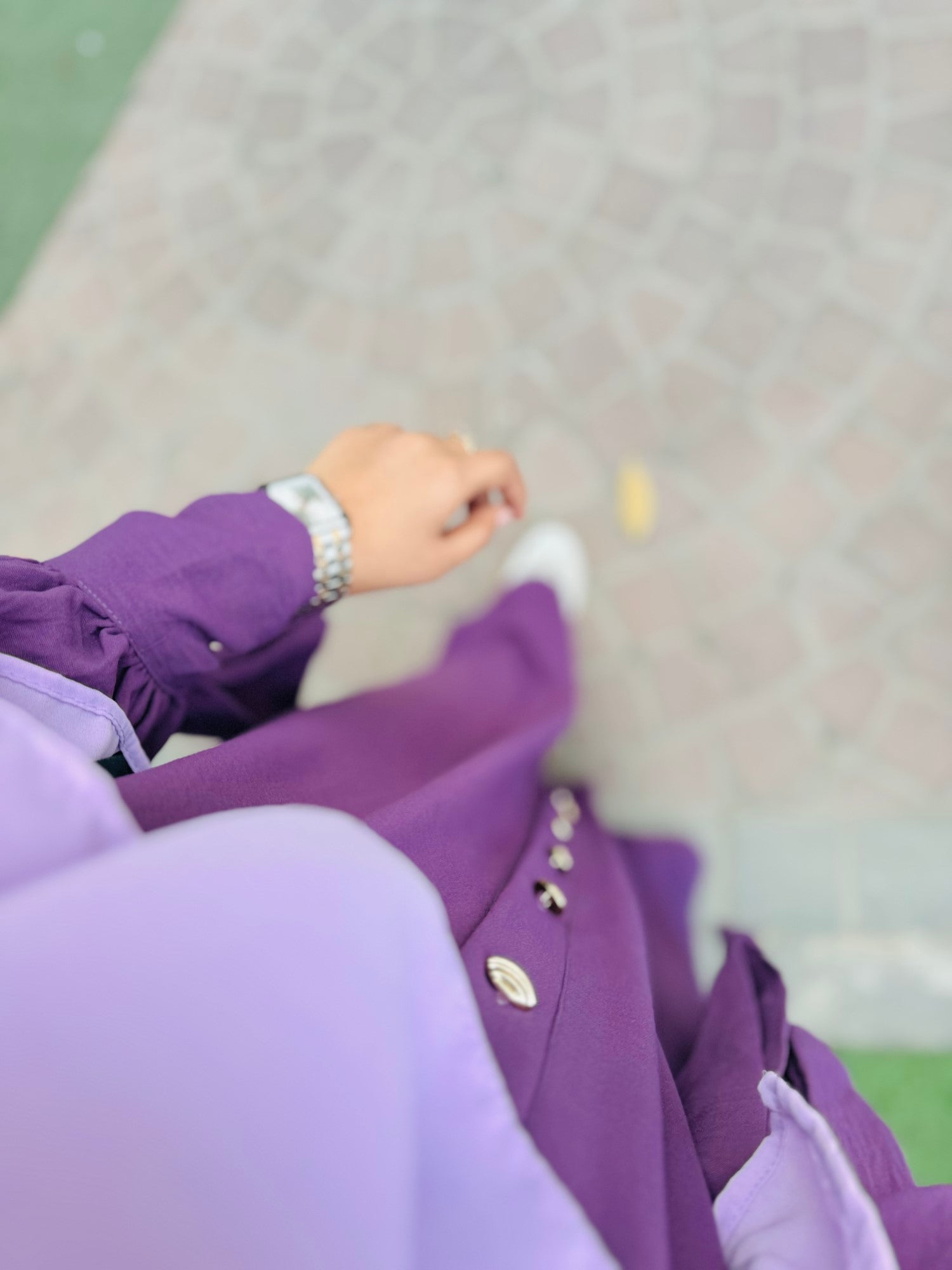Marwah Abaya - Purple