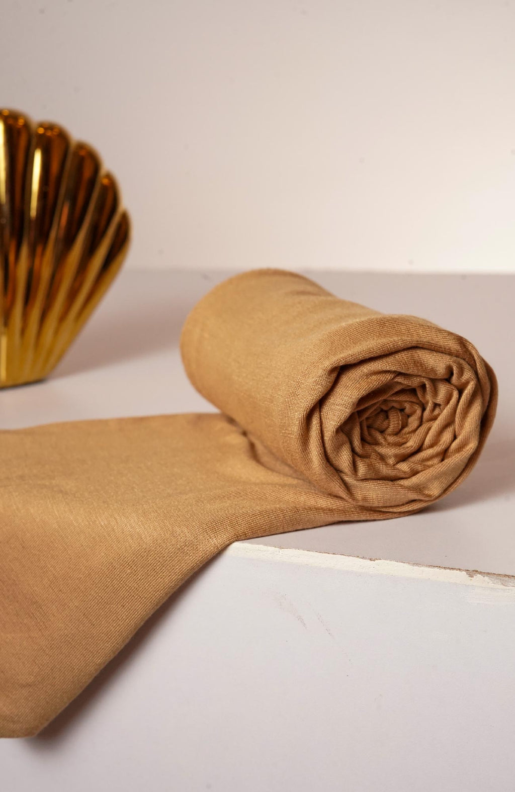 Plain Jersey Hijab - Sand Beige Skin