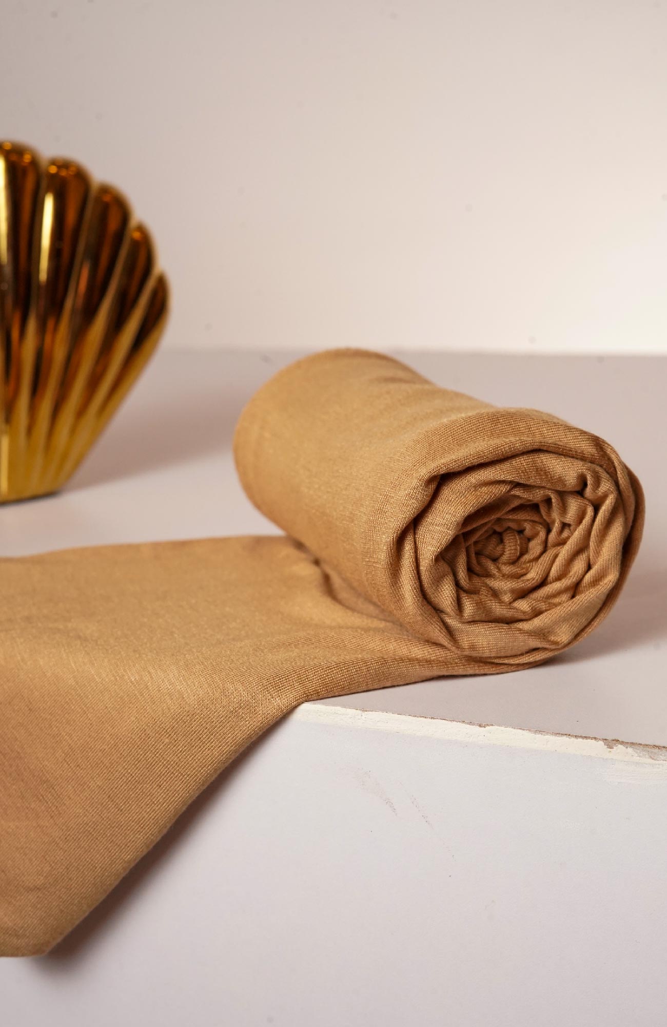 Plain Jersey Hijab - Sand Beige Skin