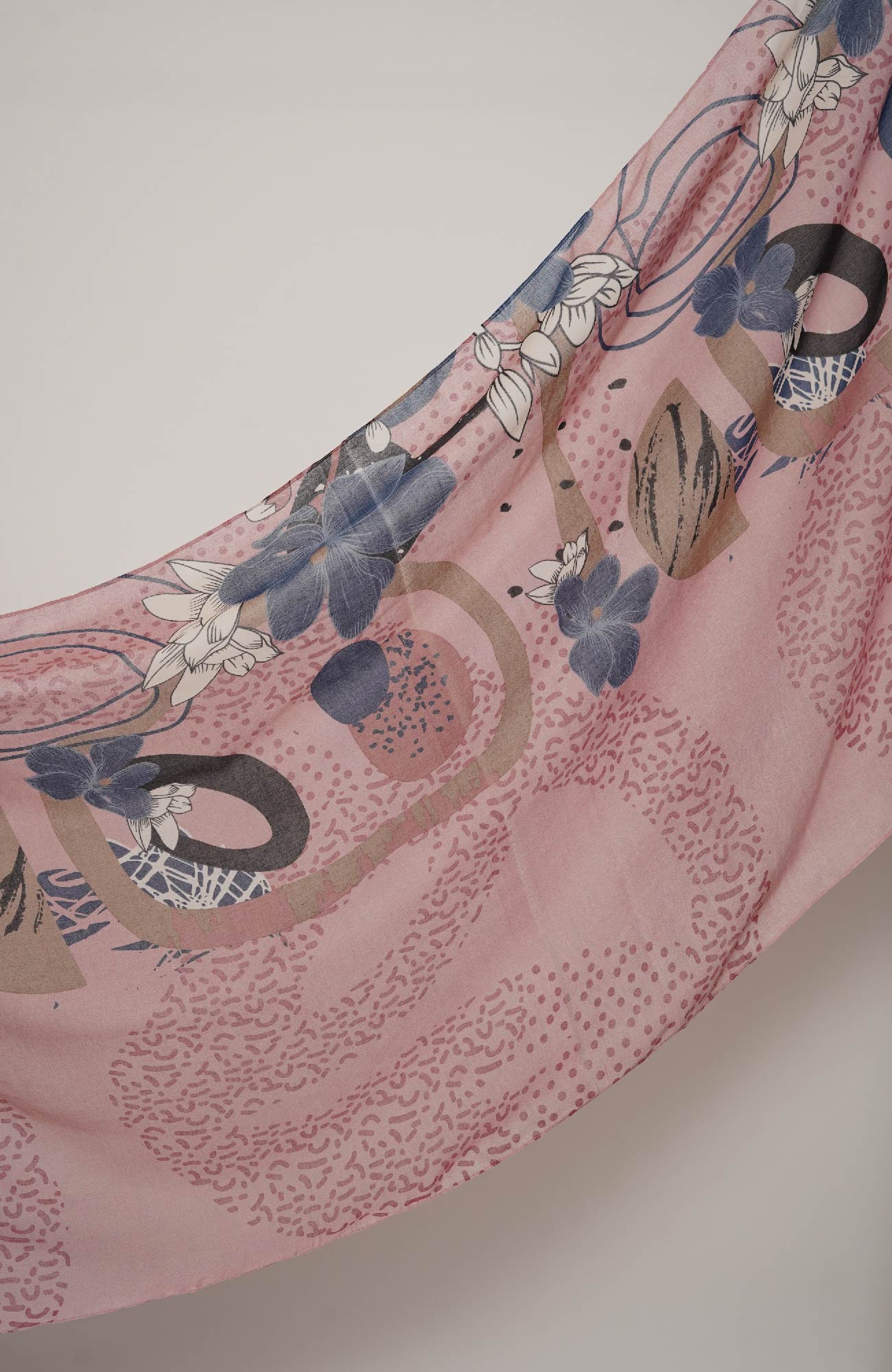 Lawn Print-Bloom pink
