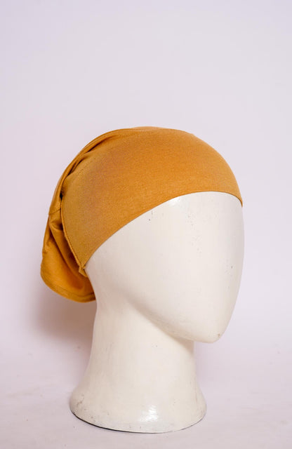 Plain Tube Hijab Cap - Butterscotch