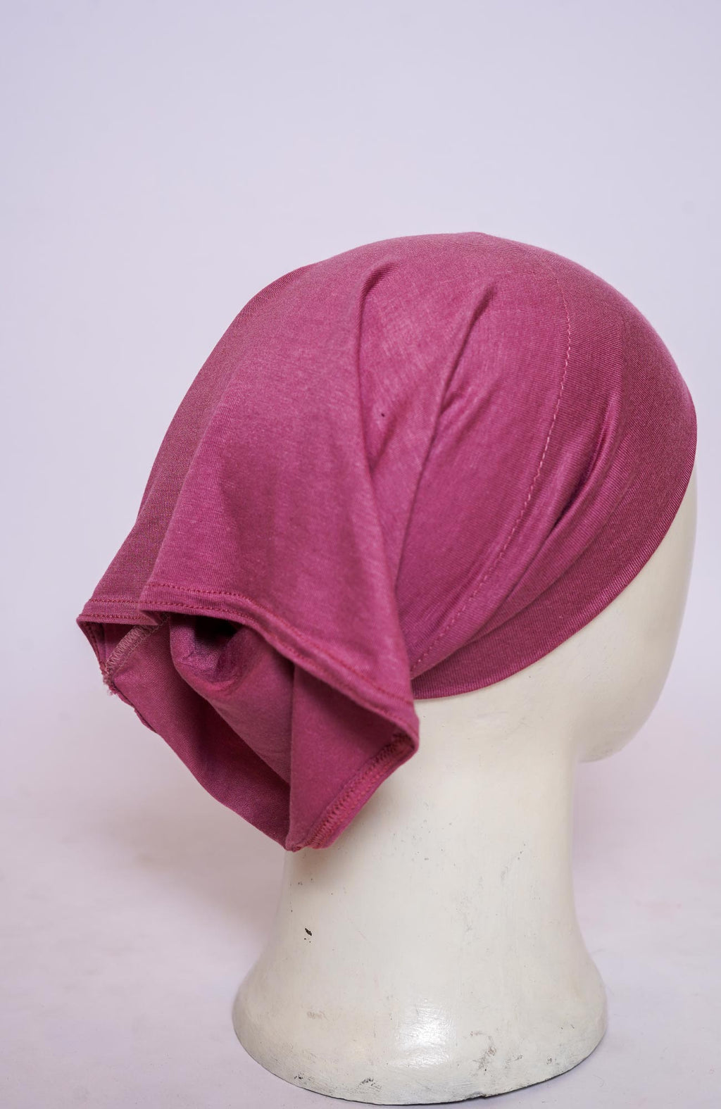 Plain Tube Hijab Cap - Dark Pink