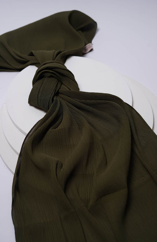 Pleated-Forest Green