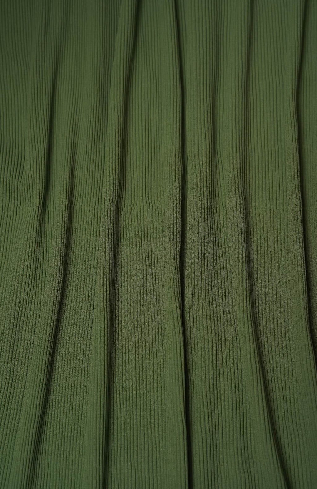 Pleated-Moss Green