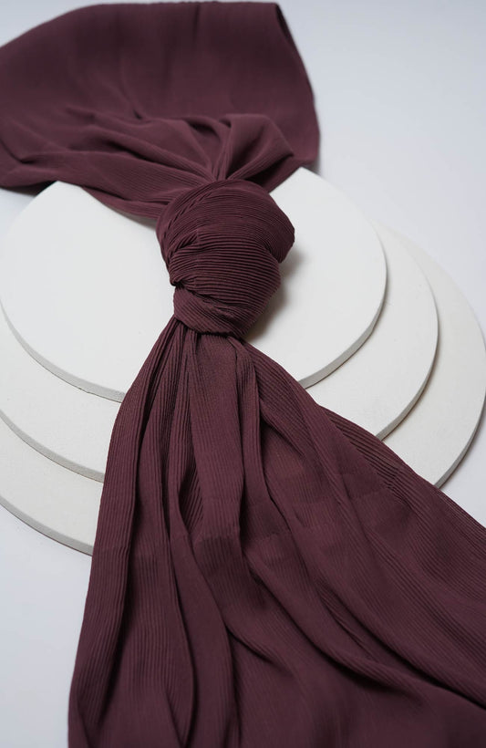 Pleated-Plum Purple