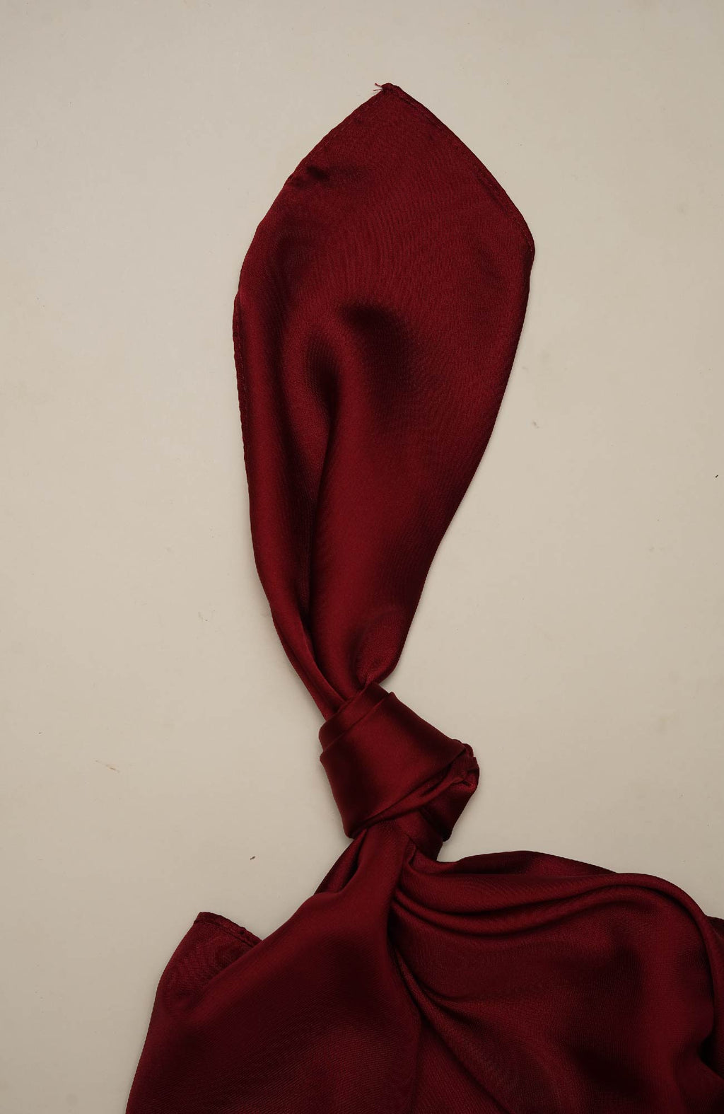 Premium silk Hijab-Maroon