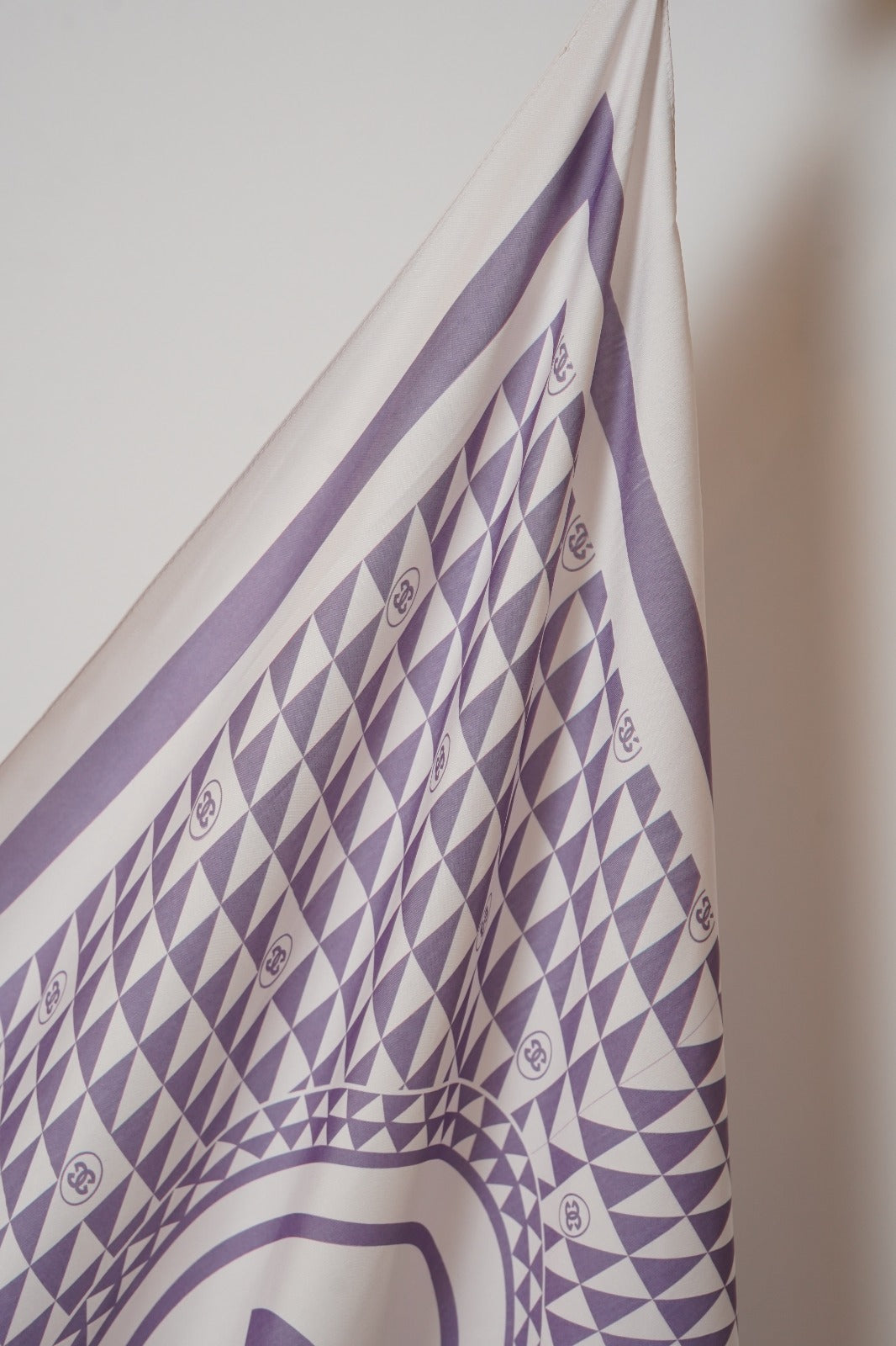 Regal Printed Satin - Heather