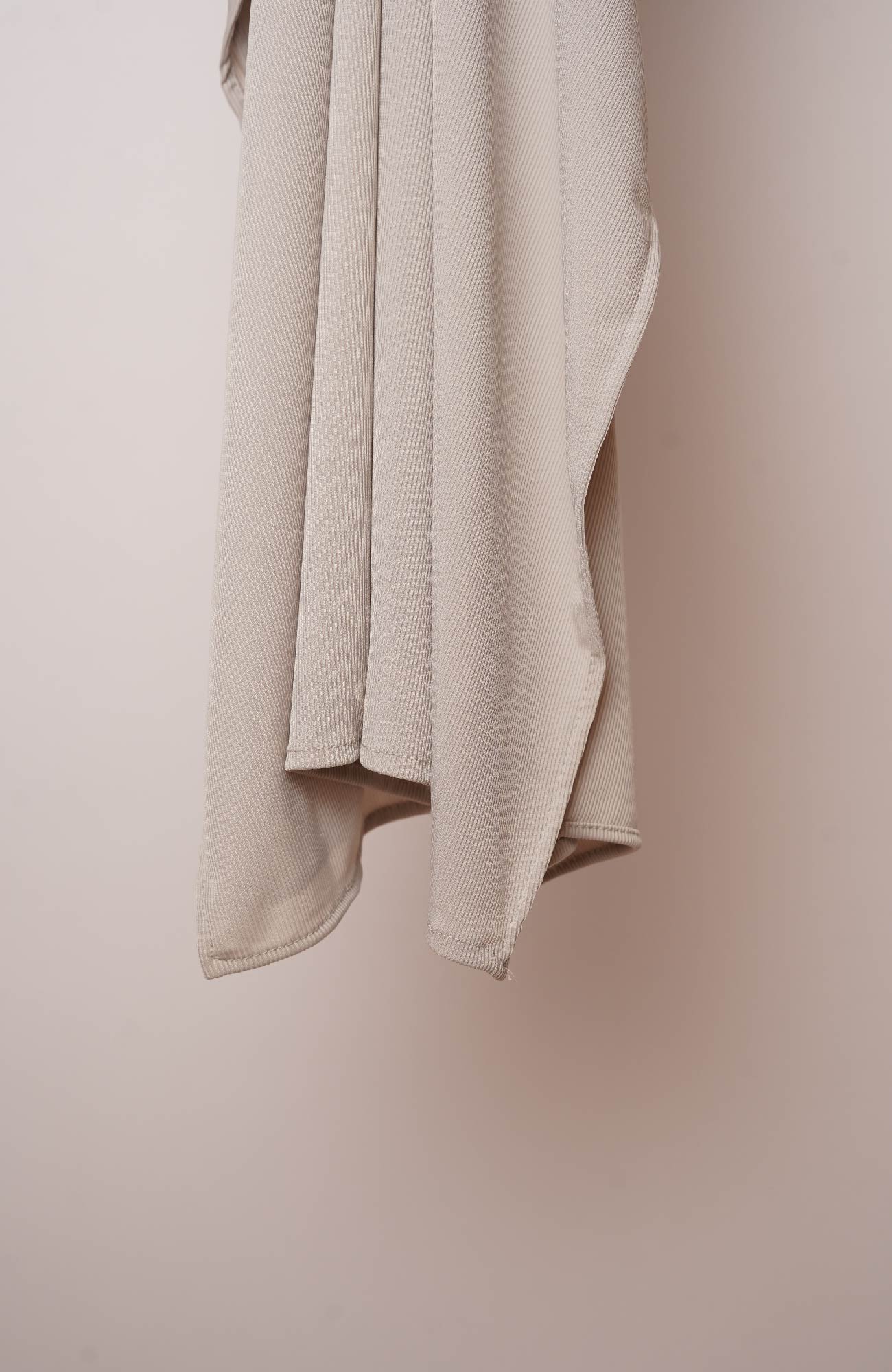 Ribbed Jersey-Grey White