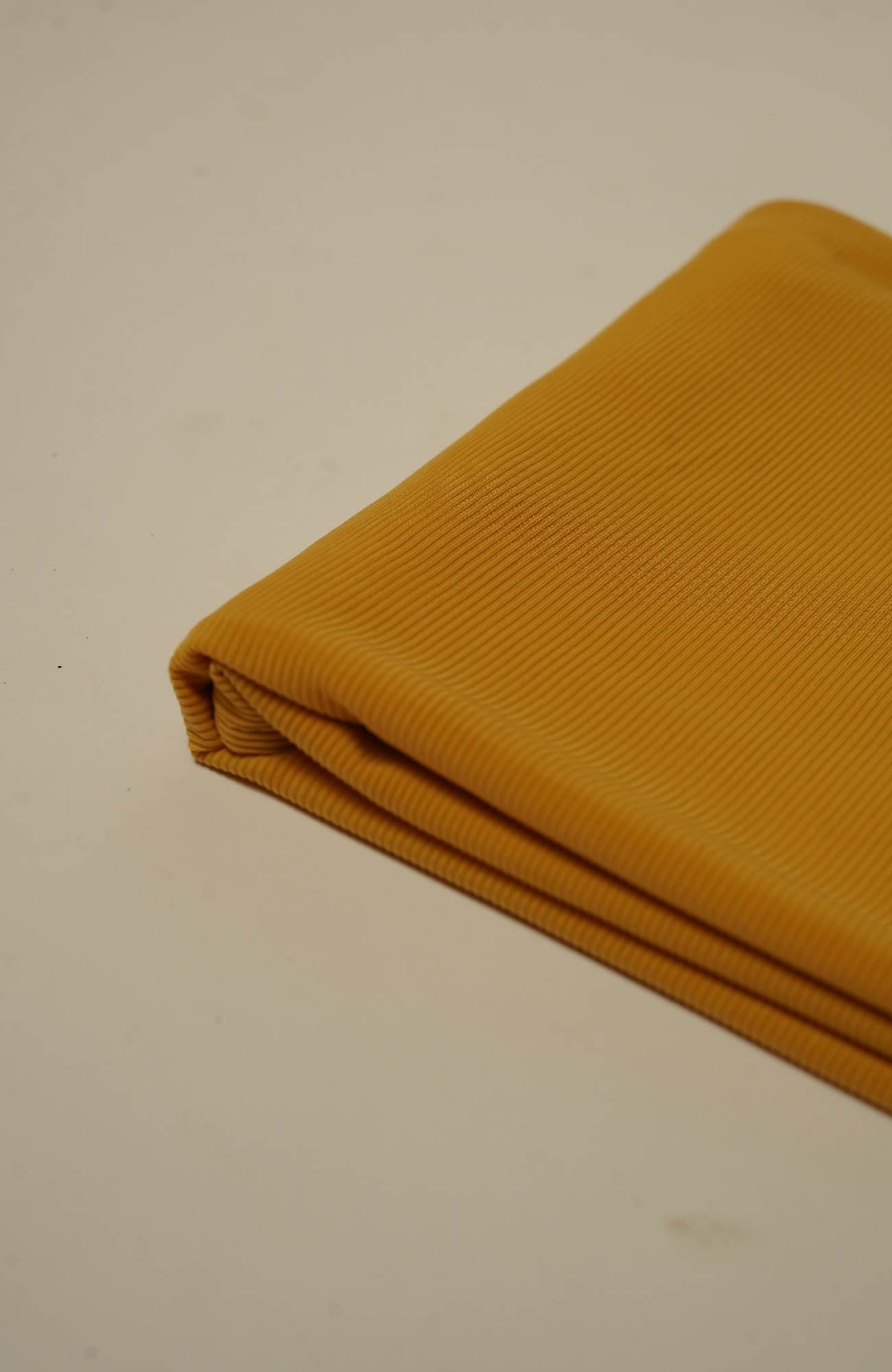 Ribbed Jersey-Mustard