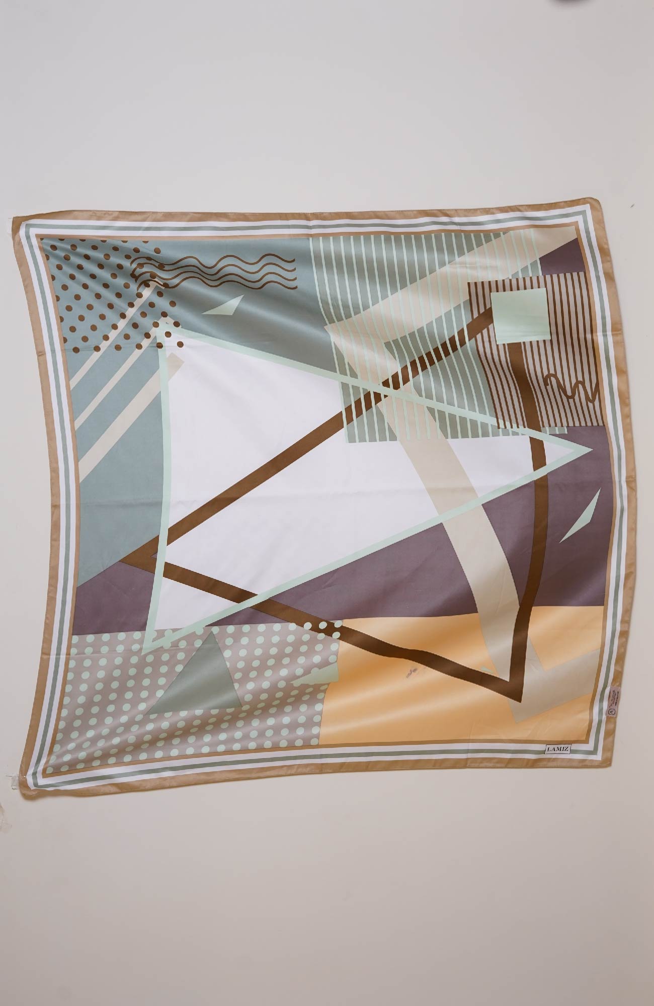 Mix Print Square Lawn - Mingle Print Frost