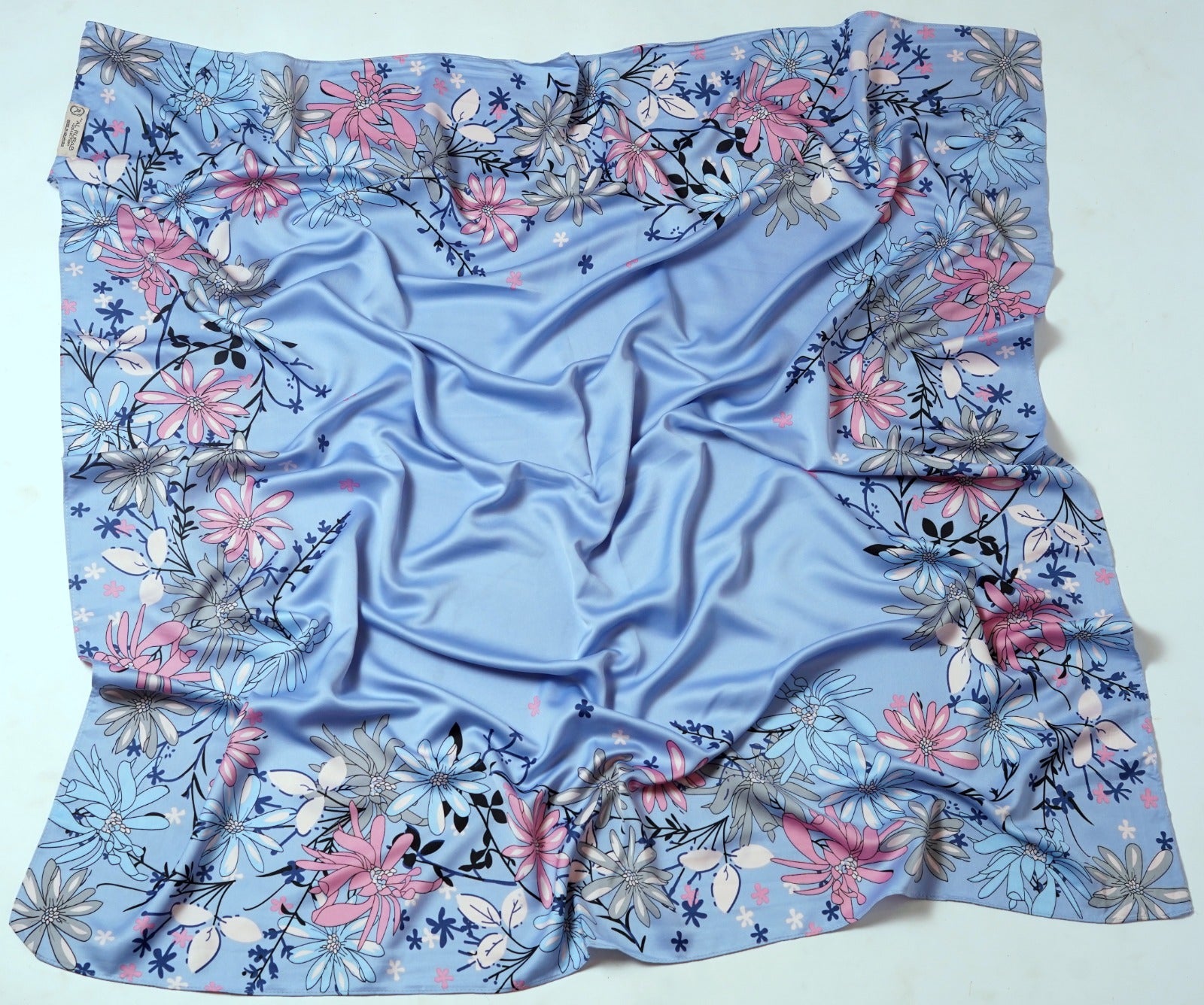 Satin Printed - Iris Carolina