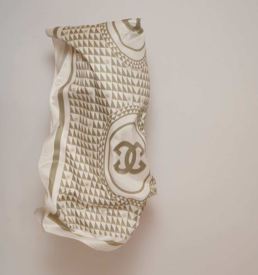 Regal Printed Satin Teak Hijab