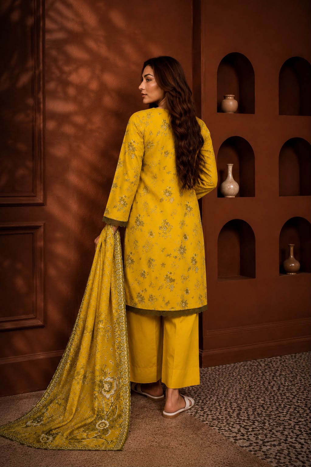 3 PC Printed Lawn Suit