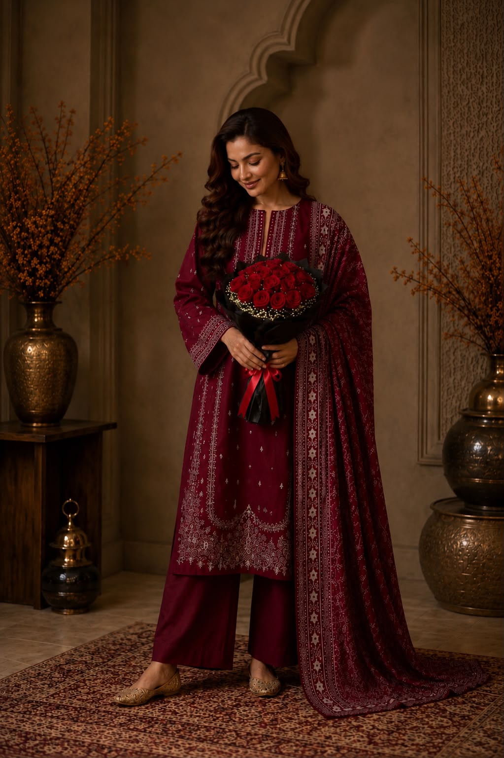 3 PC Doria Cotton Suit