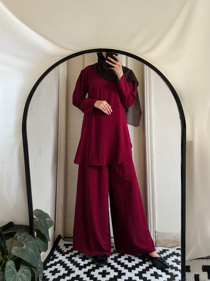 Classic Co Ord - Cherry Red