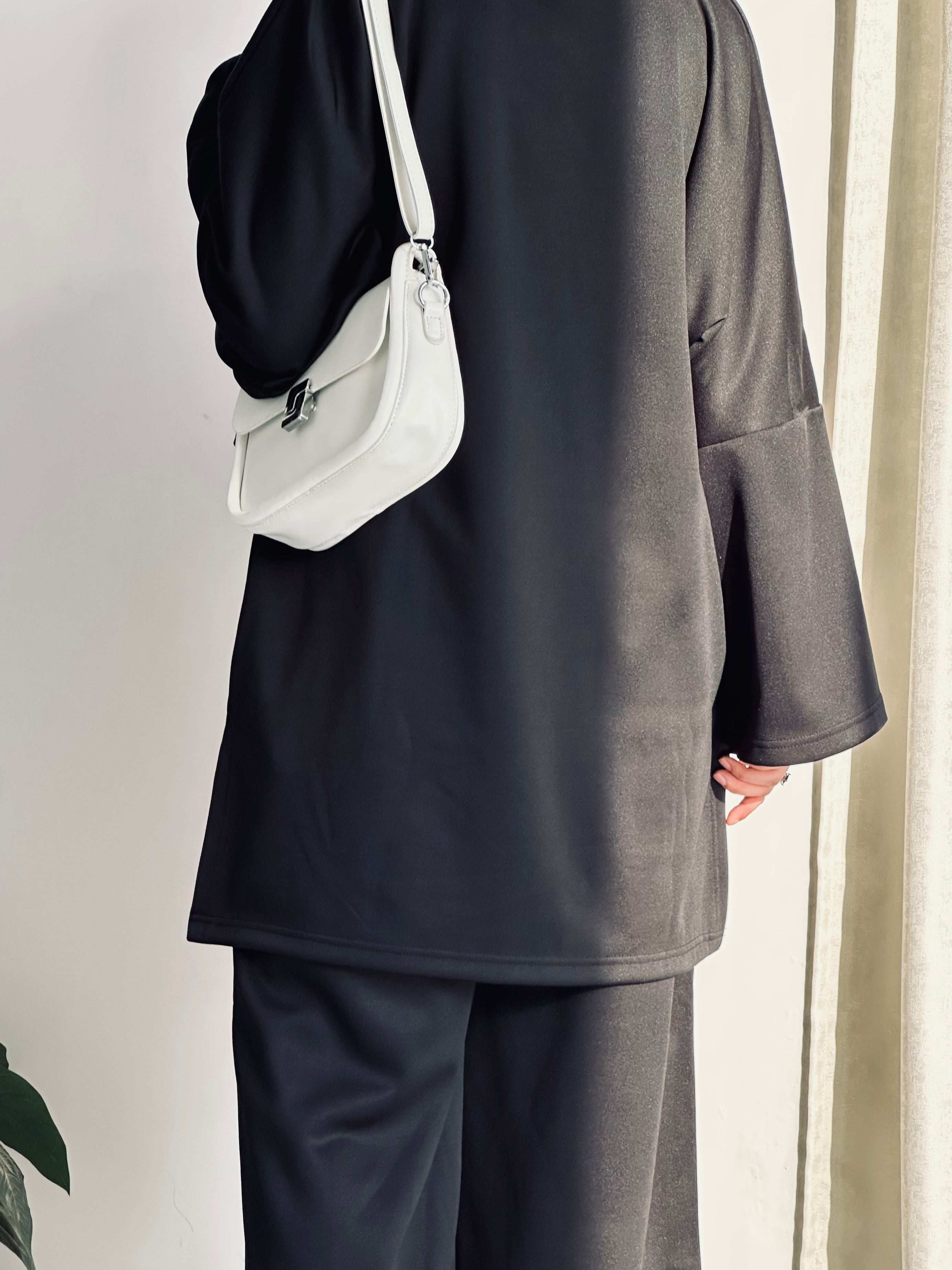BASIQUE CO-ORD SET - BLACK