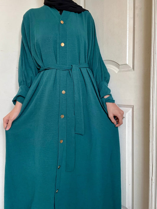 Marwah Abaya - Teal