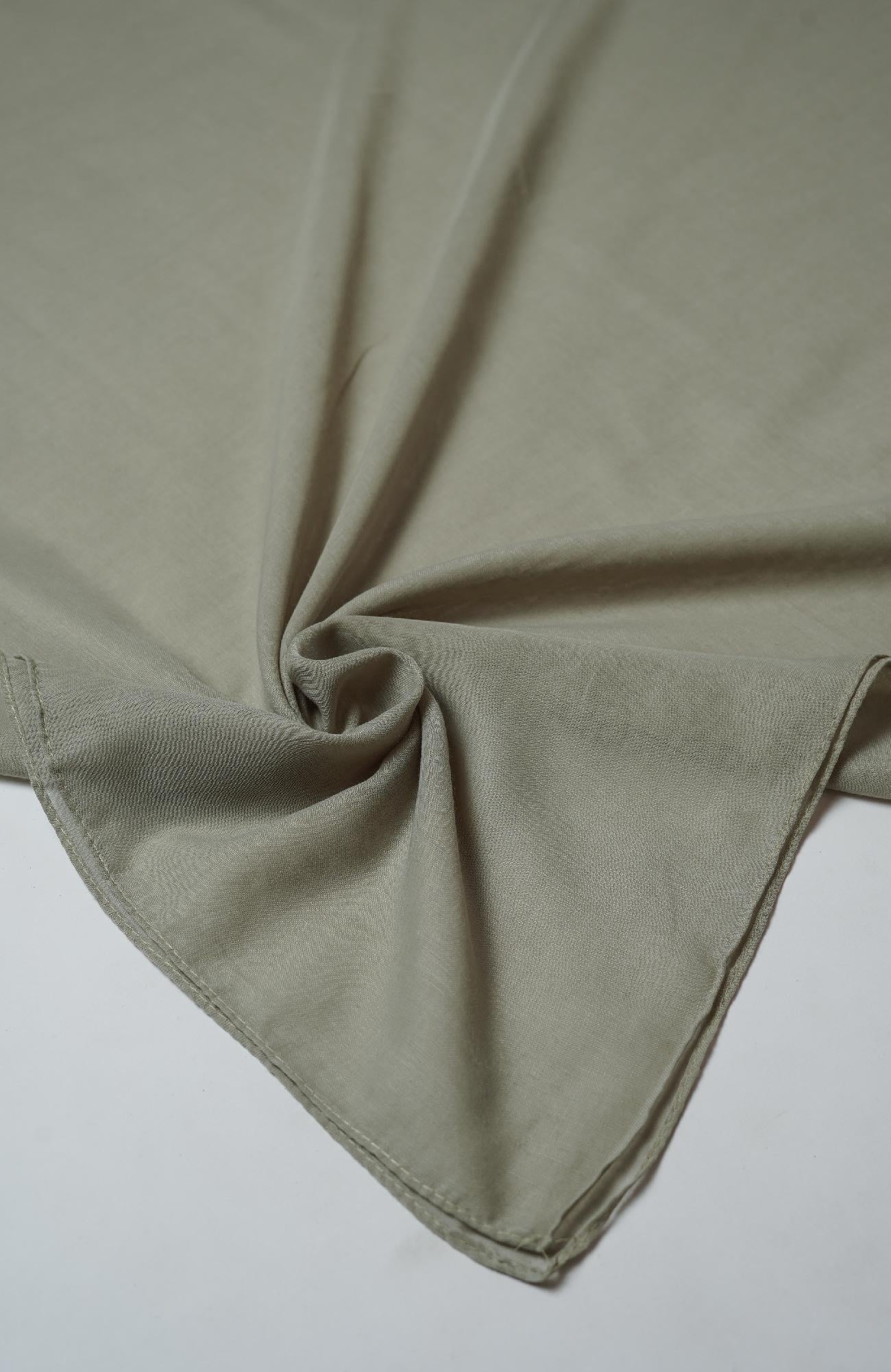 Airy Cotton Hijab-Green Milieu
