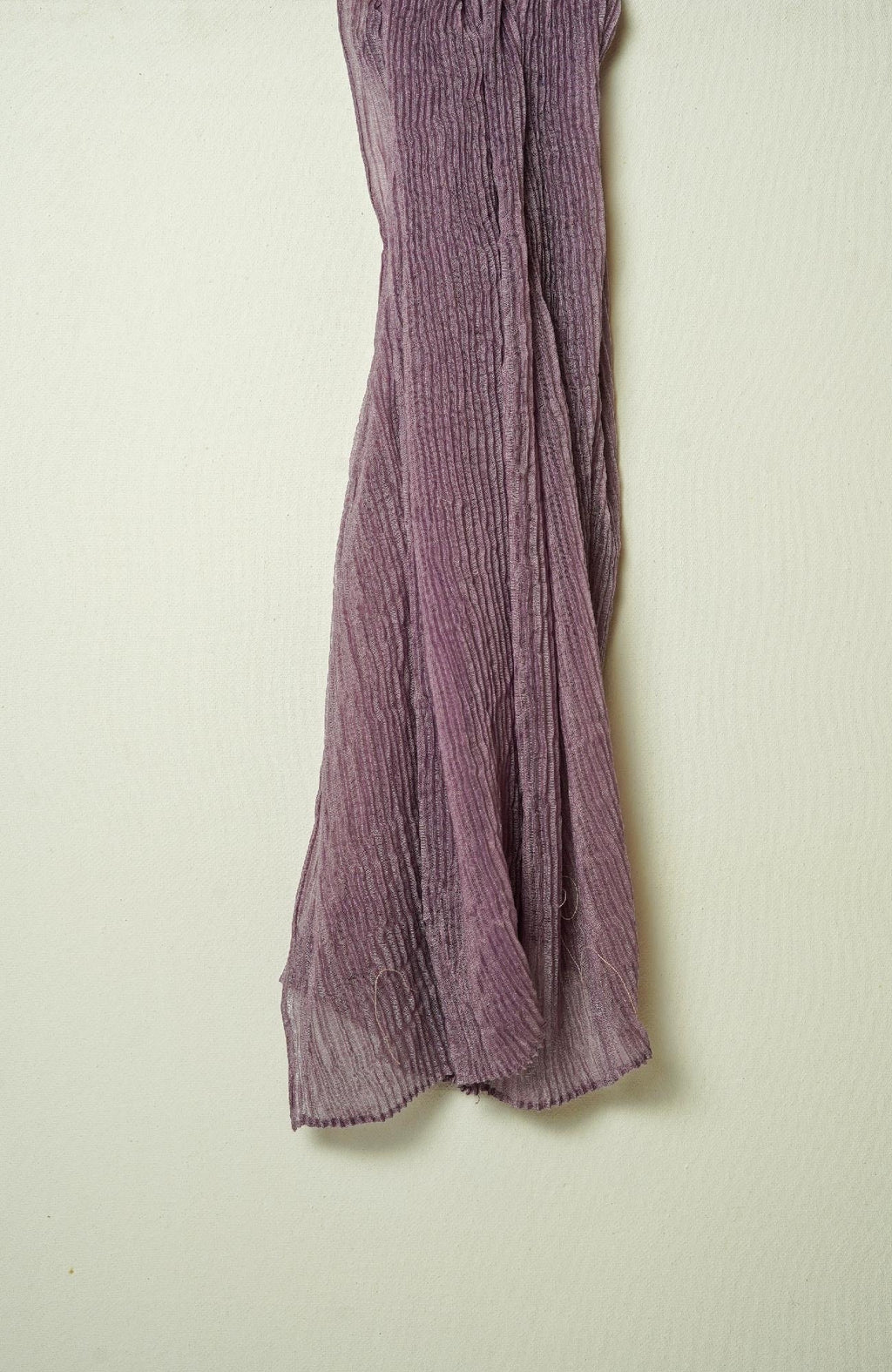 Lawn Pleated Hijab - Grape