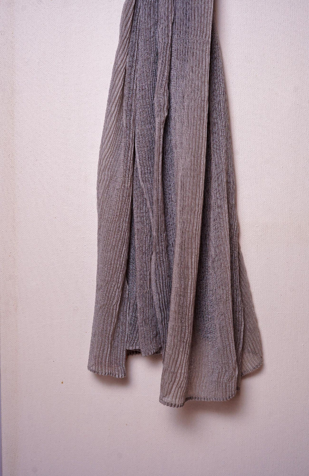 Lawn Pleated Hijab - Umber