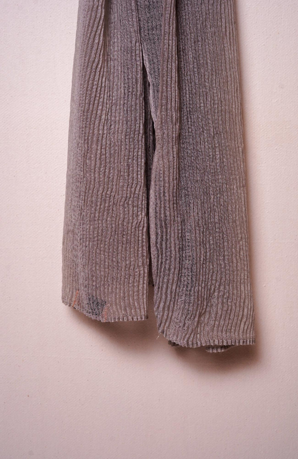 Lawn Pleated Hijab - Umber