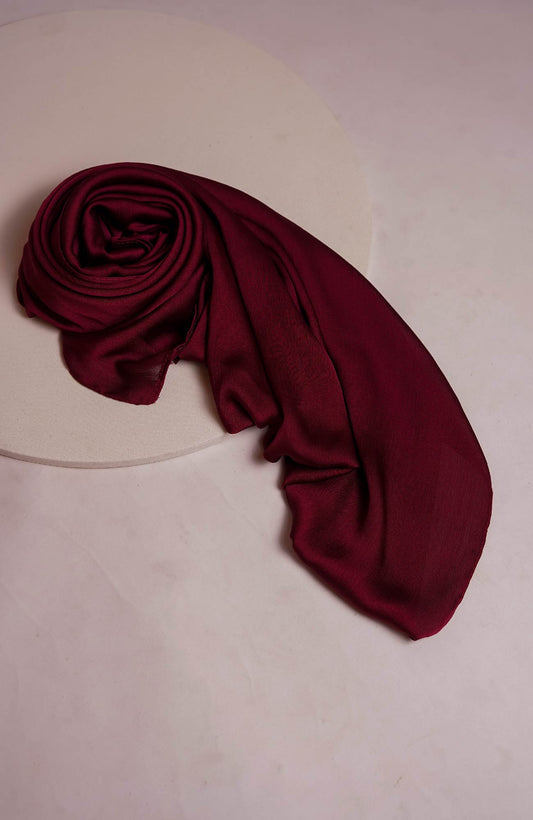 Luxe Crinkle Silk - Blood Red