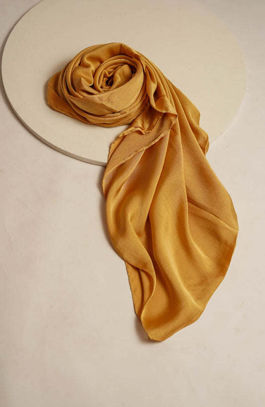 Luxe Crinkle Silk - Honey