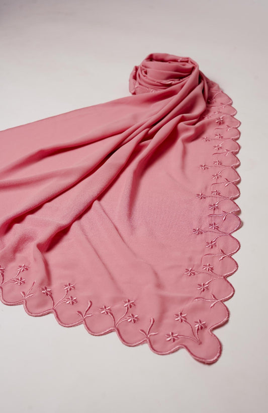 Sulam Embroidered Hijab - Charm